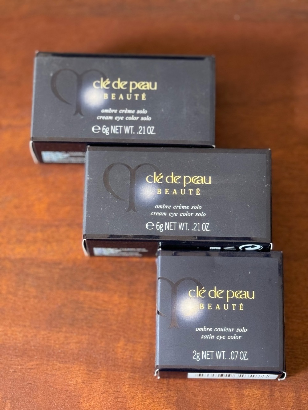 Bundle of 3 Luxury Japanese Clé de Peau Beauté  Eye Shadows
